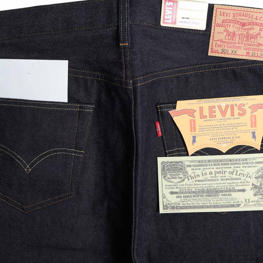 リーバイス ビンテージ クロージング LEVIS 501 ジーンズ デニム パンツ ジーパン メンズ 復刻 赤耳 リジッド 1955 501 JEANS 50155-0079｜sneak｜05