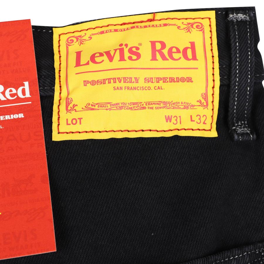 リーバイス レッド LEVIS RED デニム ジーンズ メンズ プリーテッドトラウザー PLEATED TROUSER ブラック 黒 A1120-0001｜sneak｜07