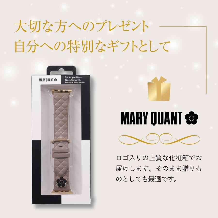 MARY QUANT マリークヮント アップルウォッチ バンド レディース マリクワ 42mm 41mm 40mm 38mm Apple Watch Band AWB-MQ01/AWB-MQ02の画像