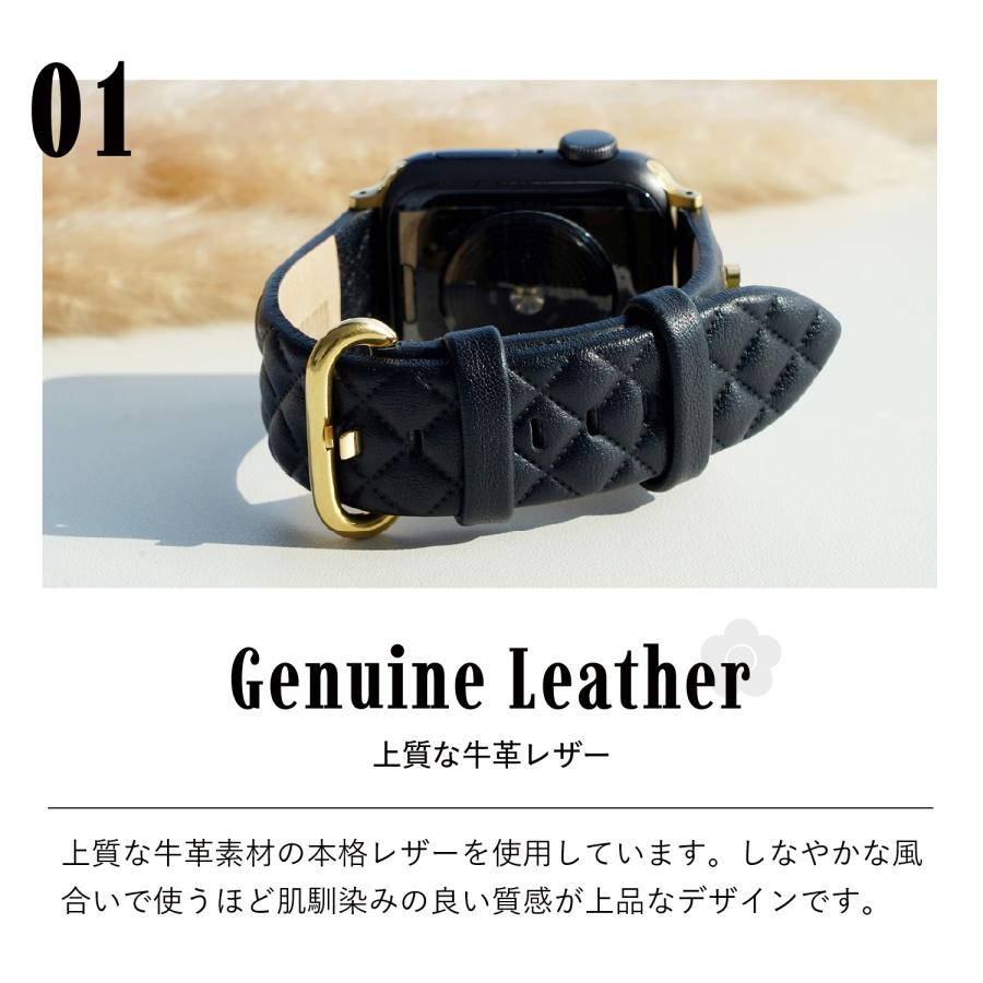 MARY QUANT マリークヮント アップルウォッチ バンド レディース マリクワ 42mm 41mm 40mm 38mm Apple Watch Band AWB-MQ01/AWB-MQ02の画像