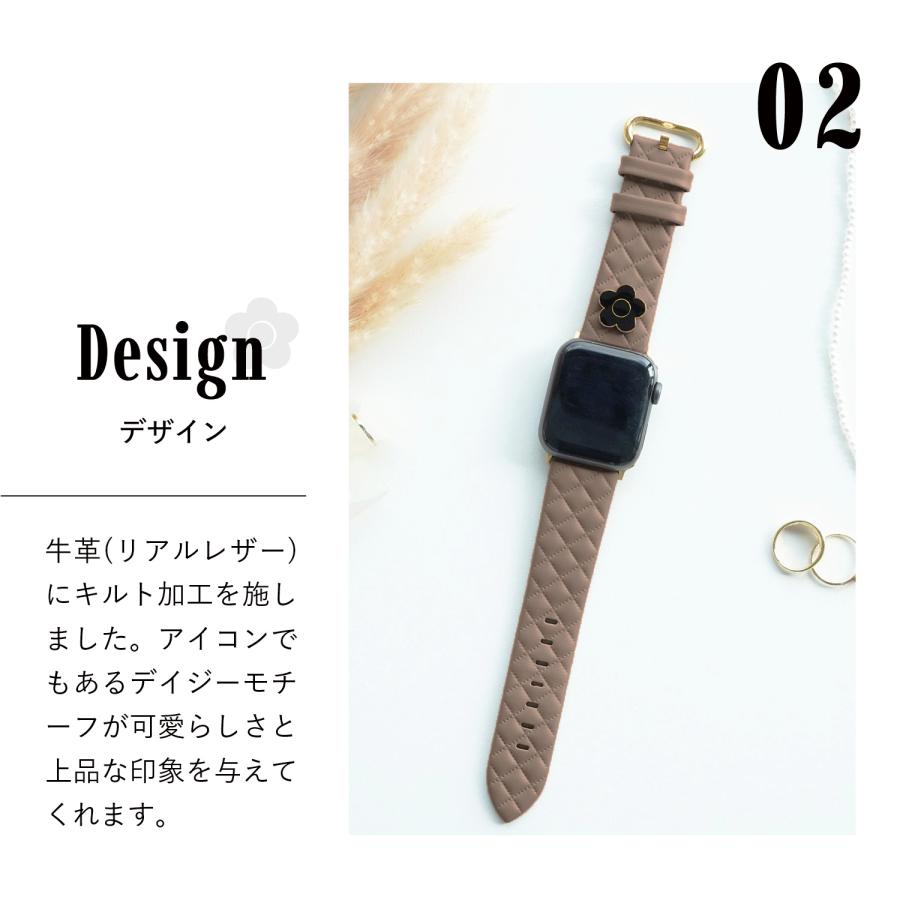 MARY QUANT マリークヮント アップルウォッチ バンド レディース マリクワ 42mm 41mm 40mm 38mm Apple Watch Band AWB-MQ01/AWB-MQ02の画像
