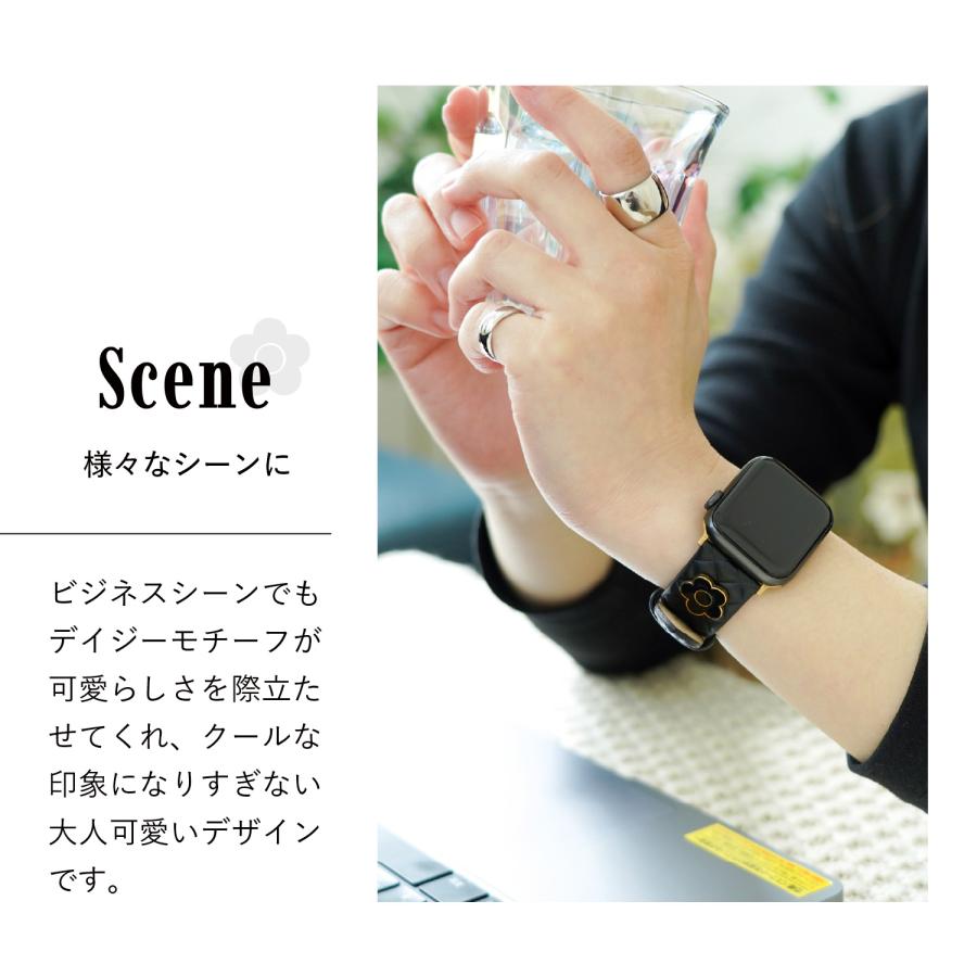 MARY QUANT マリークヮント アップルウォッチ バンド レディース マリクワ 42mm 41mm 40mm 38mm Apple Watch Band AWB-MQ01/AWB-MQ02の画像