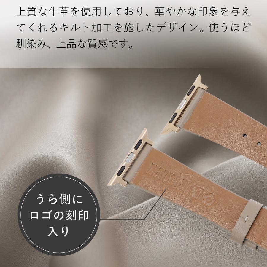 MARY QUANT マリークヮント アップルウォッチバンド ベルト 替え スリム レディース Apple Watch Series 10 9 8 7 6 5 4 SE SE2 3 2 1 42mm 41mm 40mm 38mmの画像