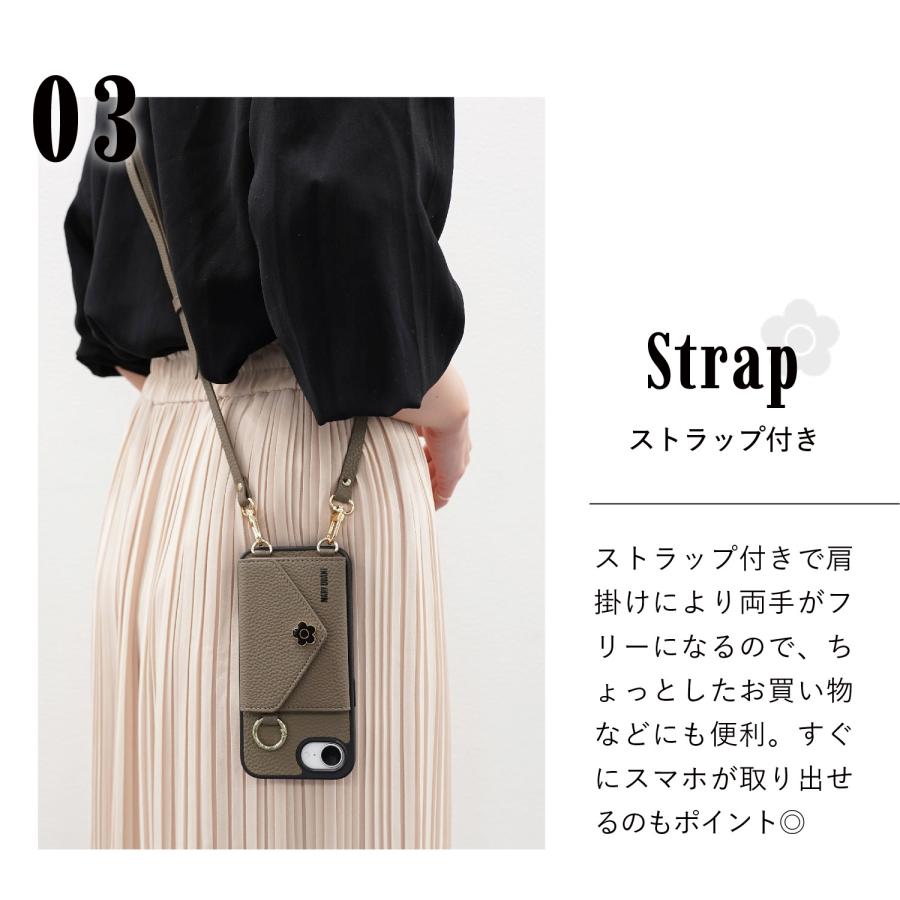 MARY QUANT マリークヮント スマホショルダー スマホケース iPhone17 iPhone17e iPhone16e iPhone16 iPhone15 ケース ポケット レディース マリクワ | MARY QUANT | 09