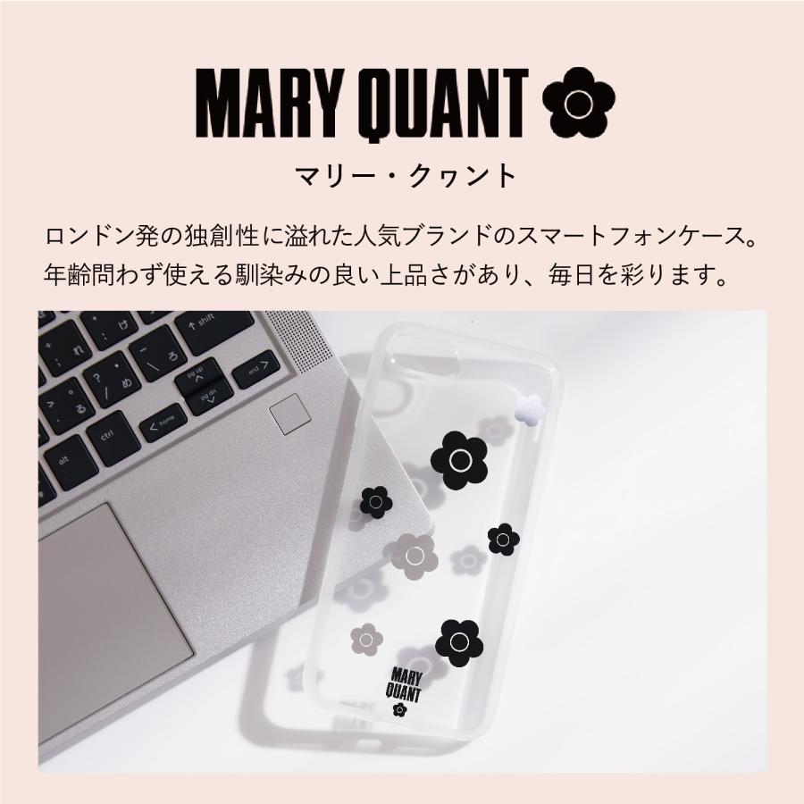 マリークヮント MARY QUANT iPhone SE 8 スマホケース 携帯 アイフォン 第3 第2世代 レディース クリア 透明 マリクワ ブラック ホワイト 黒 白 IPSE-MQ13-14｜sneak｜04