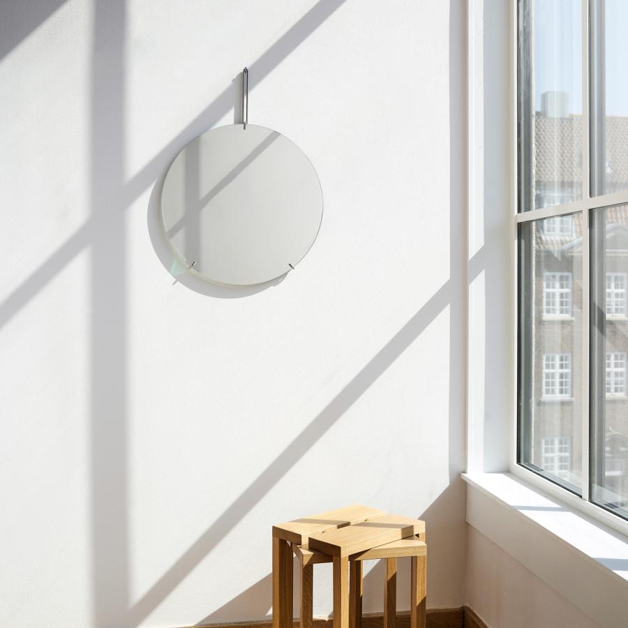 MOEBE ムーベ ウォールミラー 壁掛けミラー 鏡 50cm 丸形 WALL MIRROR