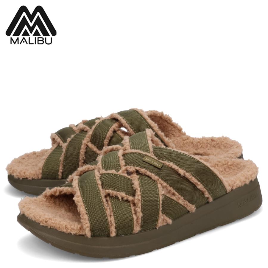 マリブサンダルズ MALIBU SANDALS サンダル スライドサンダル ズマ メンズ ZUMA LX オリーブ MS02-4004 MALIBU SANDALS（マリブサンダルズ） スライドサンダル ズマ メンズ