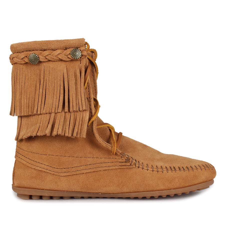 ミネトンカ MINNETONKA ダブルフリンジ トランパー ブーツ DOUBLE FRINGE TRAMPER BOOTS レディース | Minnetonka | 08