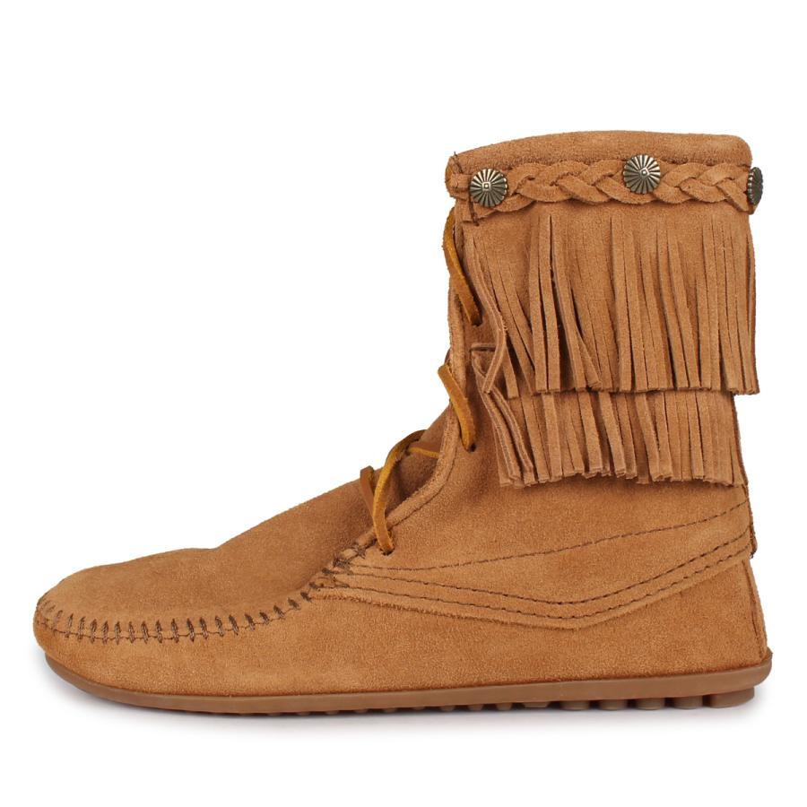 ミネトンカ MINNETONKA ダブルフリンジ トランパー ブーツ DOUBLE FRINGE TRAMPER BOOTS レディース | Minnetonka | 09