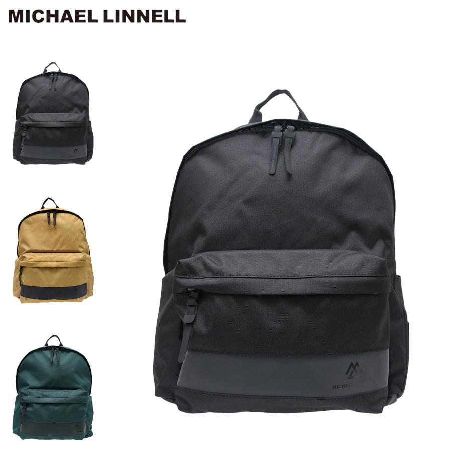 美品LINNELL'S バックパック ブラック MICHAEL LINNELL（マイケルリンネル） リュック バッグ バックパック