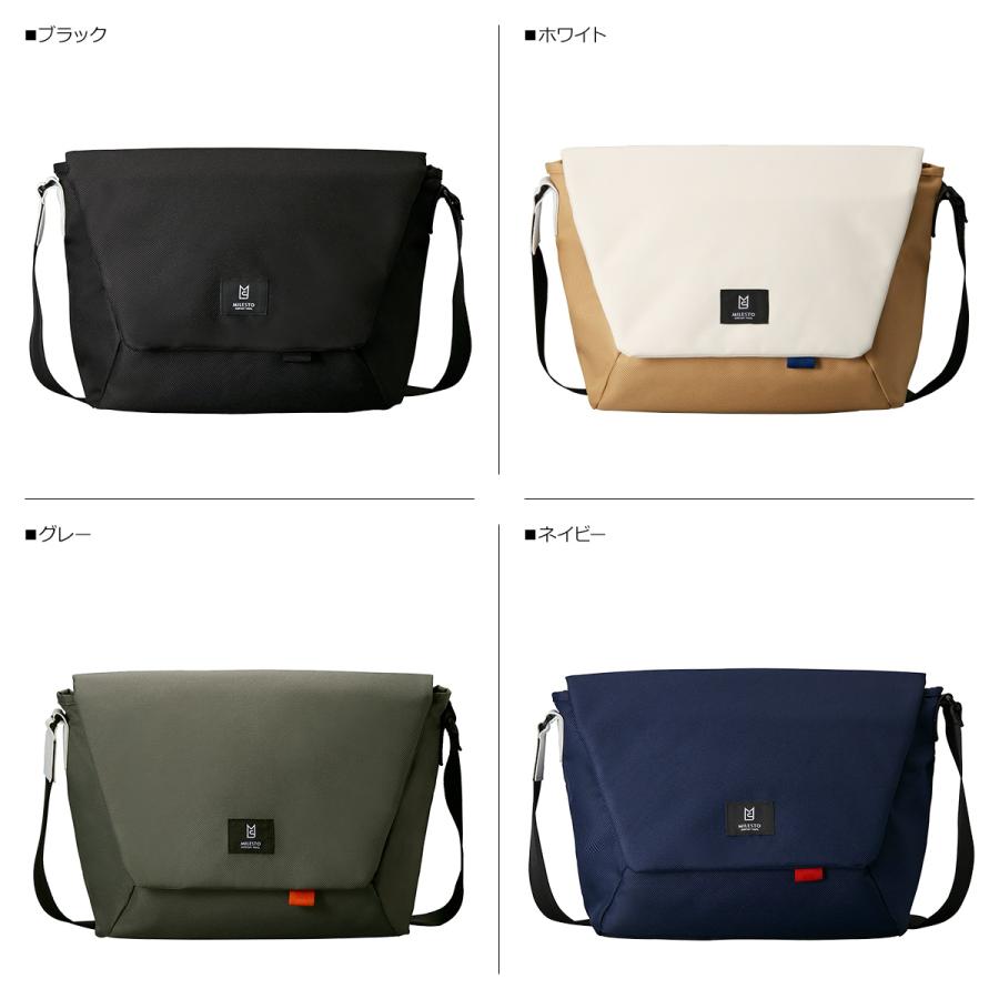 ミレスト MILESTO ショルダーメッセンジャーバッグ メンズ MESSENGER BAG L MLS464 | MILESTO | 05