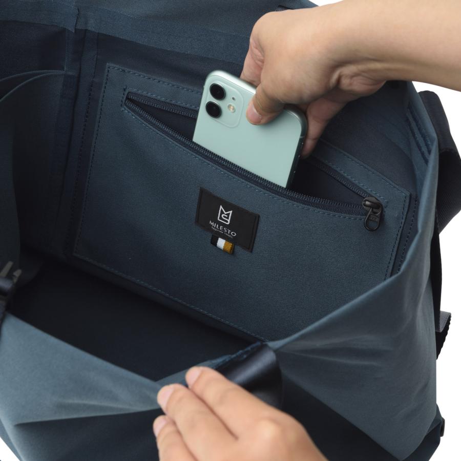 ミレスト MILESTO トートバッグ メンズ レディース 15インチ PC収納 TOTE BAG ブラック グレー グリーン 黒 MLS871 | MILESTO | 15