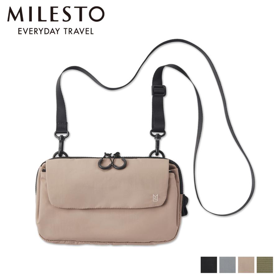 ミレスト MILESTO ショルダーバッグ TROT メンズ レディース マルチショルダー トロット 斜めがけ 軽量 撥水 防水 MLS878 | MILESTO