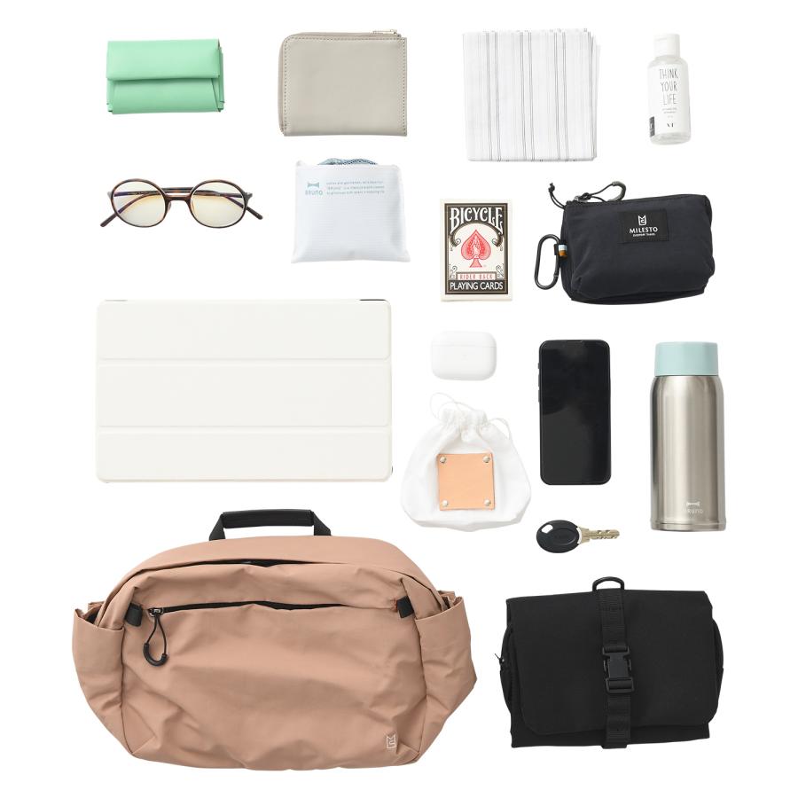 ミレスト MILESTO ショルダーバッグ TROT トロット メンズ レディース 7L 斜めがけ 軽量 撥水 防水 MLS879 | MILESTO | 07