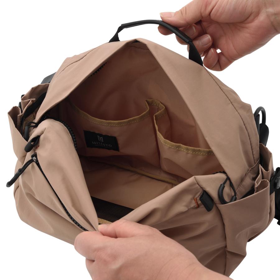 ミレスト MILESTO ショルダーバッグ TROT トロット メンズ レディース 7L 斜めがけ 軽量 撥水 防水 MLS879 | MILESTO | 13