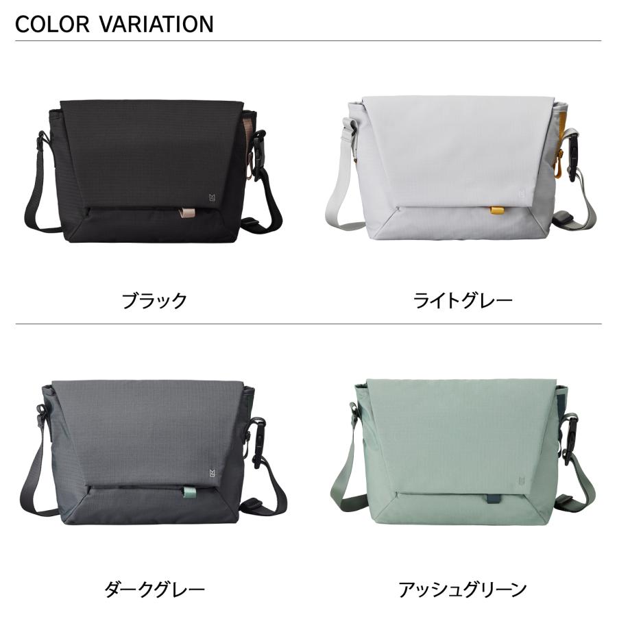 ミレスト MILESTO メッセンジャーショルダーバッグ Hutte フュッテ メンズ レディース Lサイズ 10L 斜めがけ 撥水 MLS941 | MILESTO | 05
