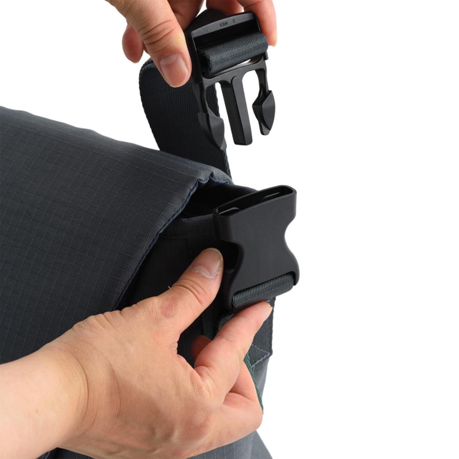 ミレスト MILESTO メッセンジャーショルダーバッグ Hutte フュッテ メンズ レディース Lサイズ 10L 斜めがけ 撥水 MLS941 | MILESTO | 10