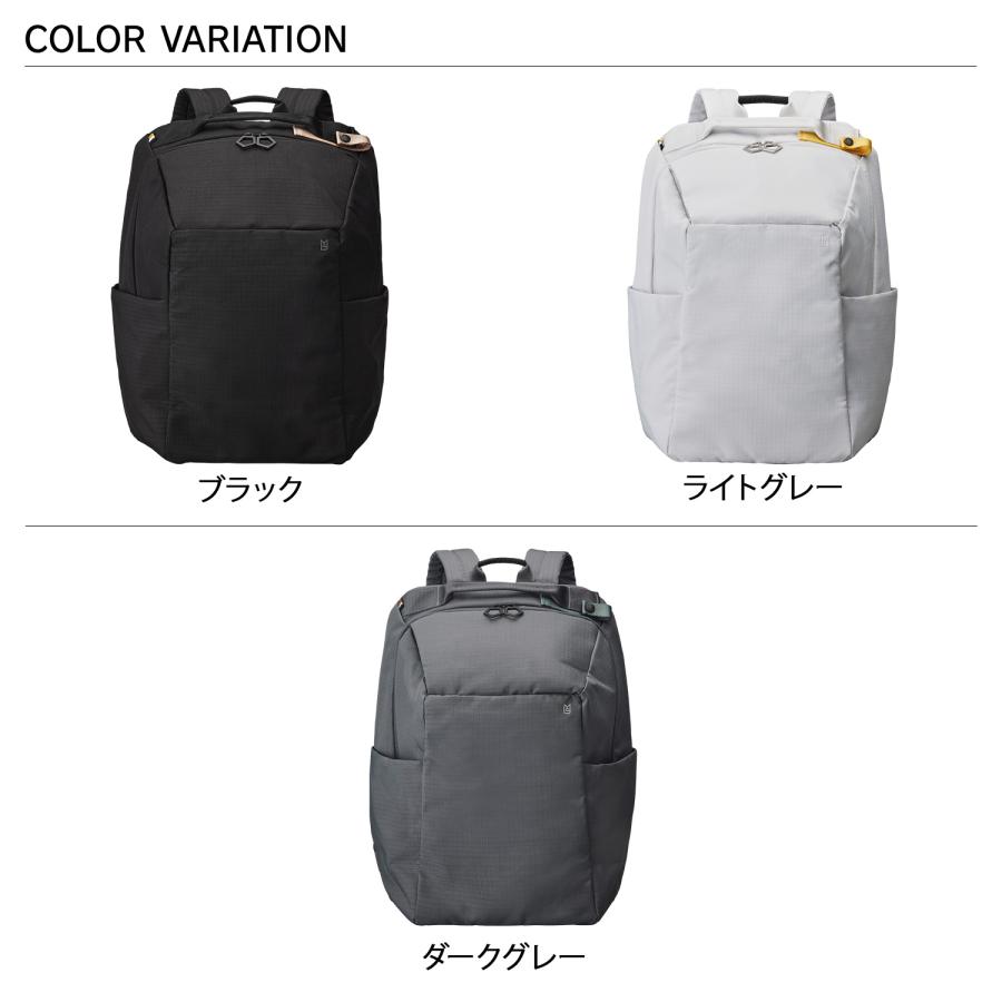 ミレスト MILESTO リュック バッグ バックパック Hutte フュッテ メンズ レディース 23L ポーチ付き 撥水 ブラック ライトグレー ダークグレー 黒 MLS943 | MILESTO | 04
