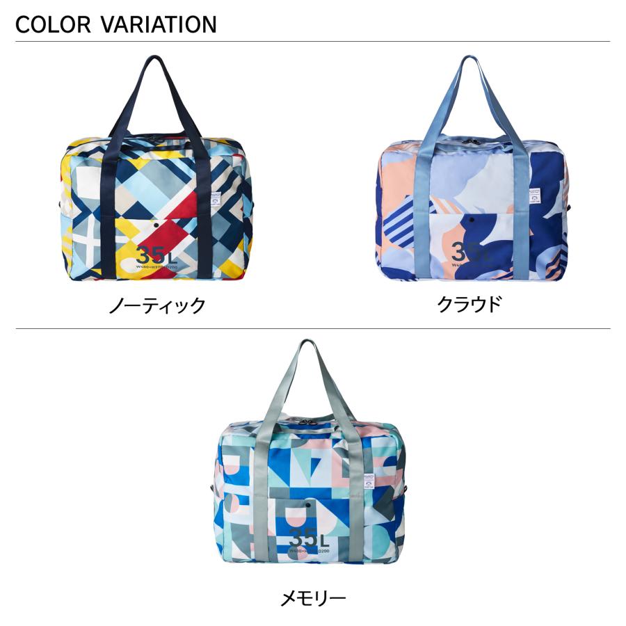 ミレスト MILESTO ボストンバッグ メンズ レディース 35L 大容量 旅行 POCKETABLE BOSTON BAG ブルー MLS947 | MILESTO | 04