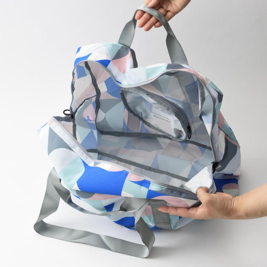 ミレスト MILESTO ボストンバッグ メンズ レディース 35L 大容量 旅行 POCKETABLE BOSTON BAG ブルー MLS947 | MILESTO | 06