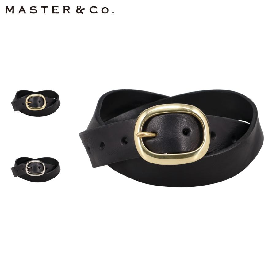 MASTER&Co. マスターアンドコー ベルト レザーベルト レディース 本革 DAYTONA LEATHER BELT ブラック 黒 MC1589 MASTER&Co（マスターアンドコー） MASTER&Co. ベルト レザーベルト