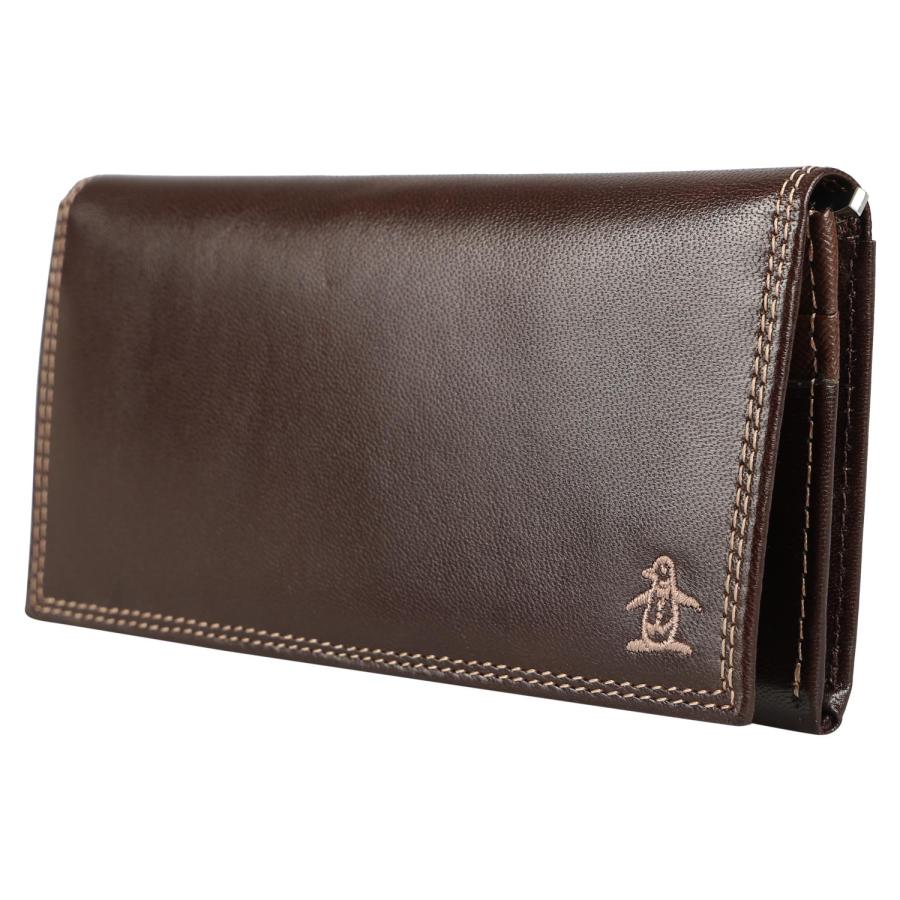 マンシングウェア Munsingwear 長財布 メンズ レディース クラフトロゴ 本革 LONG WALLET ブラック ネイビー チョコ 黒 MU-3060120｜sneak｜07