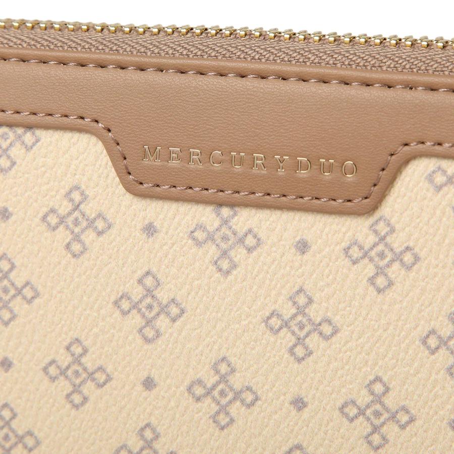 マーキュリーデュオ MERCURYDUO 財布 長財布 レディース ラウンドファスナー MONOGRAM LONG WALLET ブラック ベージュ 黒 MER-90060W｜sneak｜19