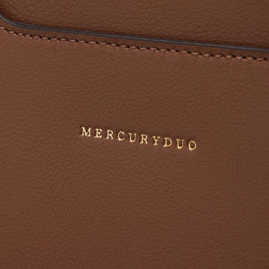 マーキュリーデュオ MERCURYDUO トートバッグ レディース A4サイズ対応 ブラック ホワイト ベージュ ブラウン 黒 白 MER-90630Bの画像