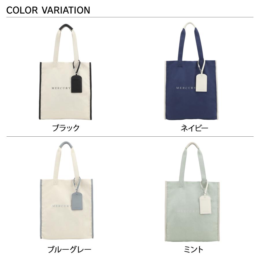 マーキュリーデュオ MERCURYDUO トートバッグ キャンバス レディース CANVAS TOTEBAG MER-90740B｜sneak｜08