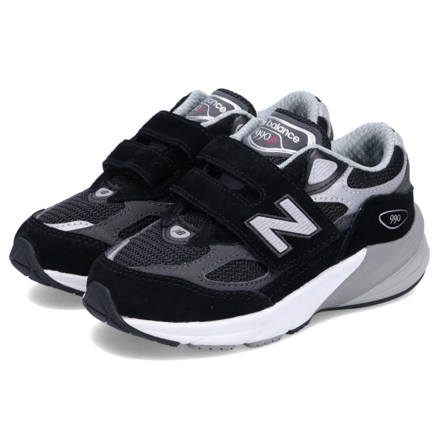 ニューバランス new balance 990 スニーカー キッズ Wワイズ ブラック 黒 IV990BK6｜sneak｜02