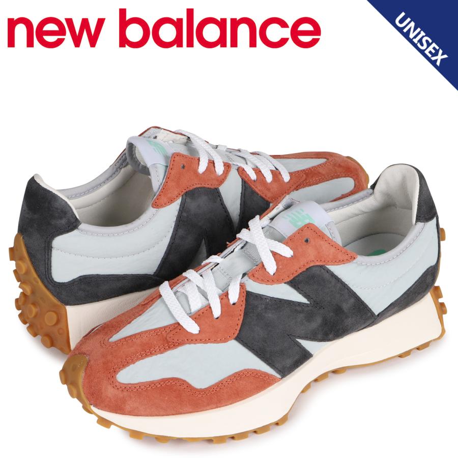 JB New Balance MS327JC1 GRAY/ORANGE（ニューバランス MS327JC1-グレー