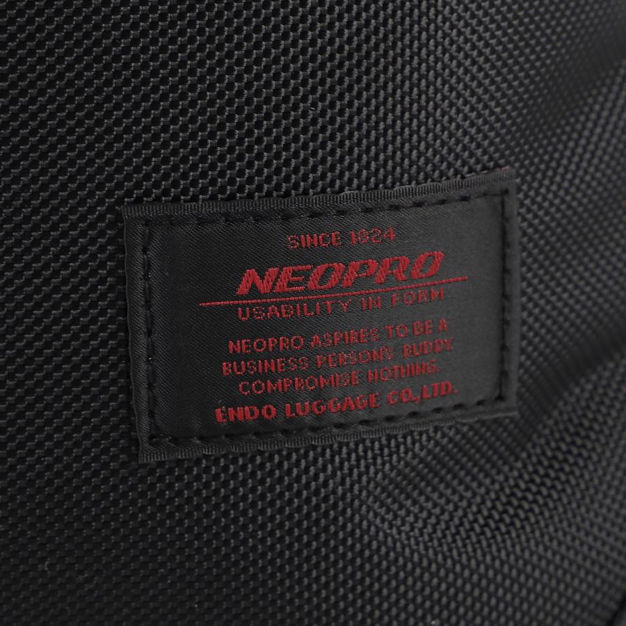 ネオプロ NEOPRO リュック バッグ バックパック ビジネスバッグ メンズ RED M ブラック 黒 2-114 | NEOPRO | 13