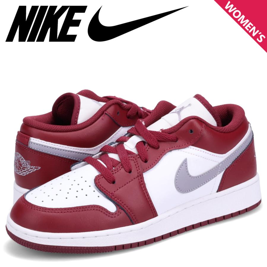 ナイキ NIKE エアジョーダン 1 ロー スニーカー レディース AIR JORDAN 1 LOW GS レッド 553560615