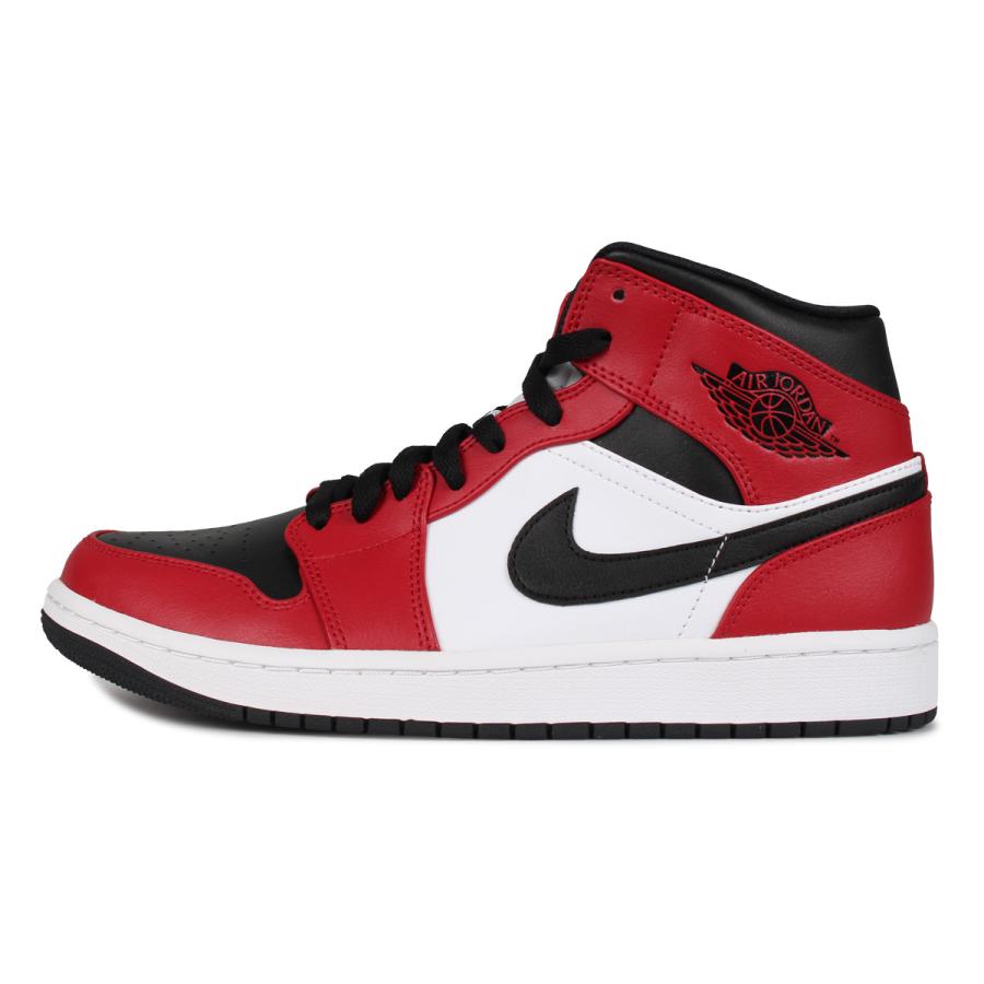 ナイキ Nike エアジョーダン1 スニーカー メンズ Air Jordan 1 Mid Chicago Black Toe レッド 069 Nike 069 スニークオンラインショップ 通販 Yahoo ショッピング