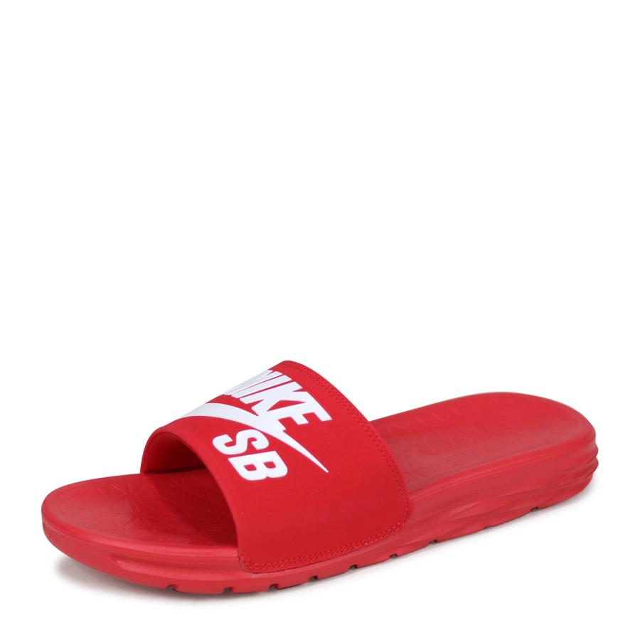 ナイキ Nike Sb サンダル ベナッシ シャワーサンダル スポーツ メンズ レディース Benassi Solarsoft Slide 601 レッド Nike 601 スニークオンラインショップ 通販 Yahoo ショッピング