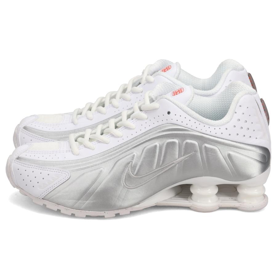 ナイキ NIKE ウィメンズ ショックス R4 スニーカー メンズ レディース WMNS SHOX R4 ホワイト 白 AR3565-101 爆買の画像