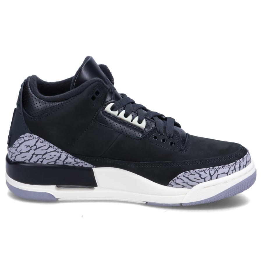 ナイキ NIKE エアジョーダン3 レトロ スニーカー レディース WMNS AIR JORDAN 3 RETRO ブラック 黒 CK9246-001｜sneak｜02