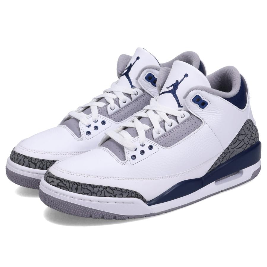 ナイキ NIKE エアジョーダン3 レトロ スニーカー メンズ AIR JORDAN 3 RETRO ホワイト 白 CT8532-140｜sneak｜02