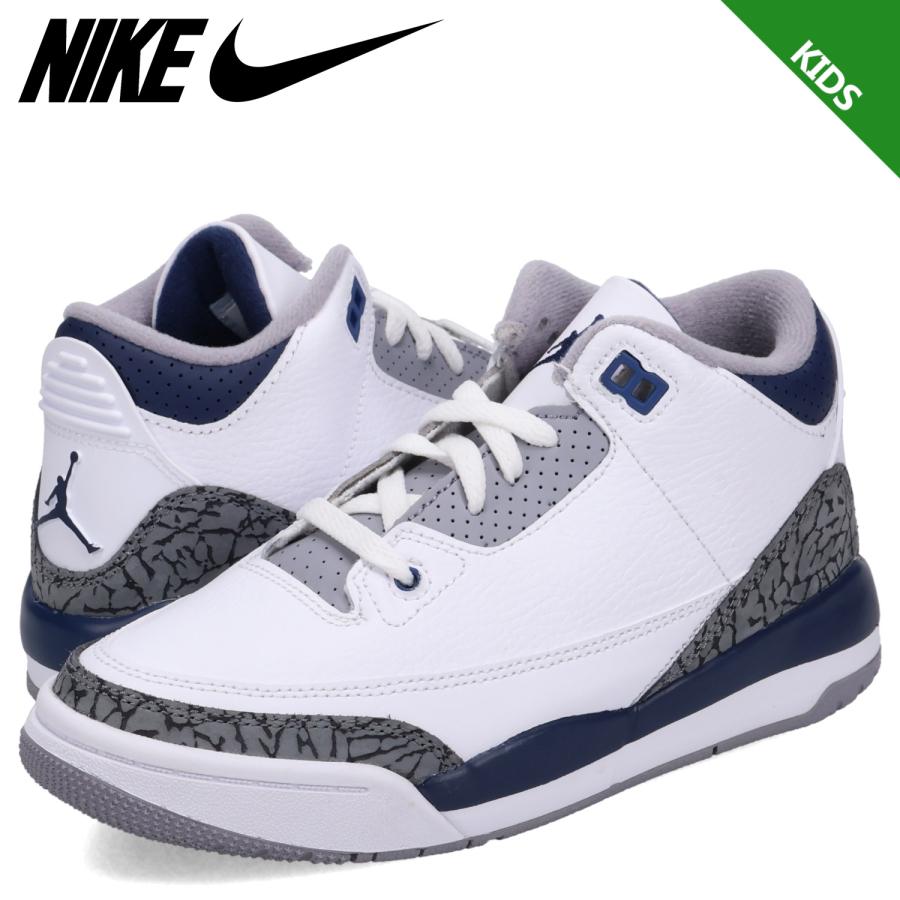 NIKE（ナイキ） ジョーダン3 レトロ スニーカー キッズ JORDAN 3 RETRO