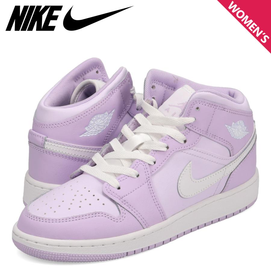 NIKE（ナイキ） エアジョーダン1 ミッド スニーカー レディース AIR