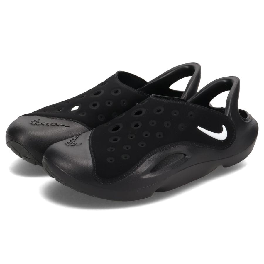 ナイキ NIKE アクアスウッシュ スニーカーサンダル レディース AQUASWOOSH GS ブラック 黒 FV6363-002｜sneak｜02