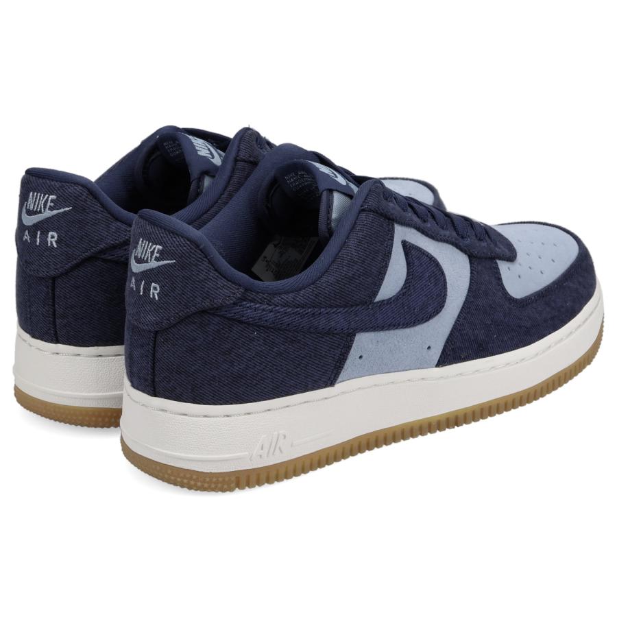 ナイキ NIKE エアフォース1 07 LV8 デニム スニーカー メンズ レディース AIR FORCE 1 07 LV8 ネイビー IR0951-400 爆買の画像