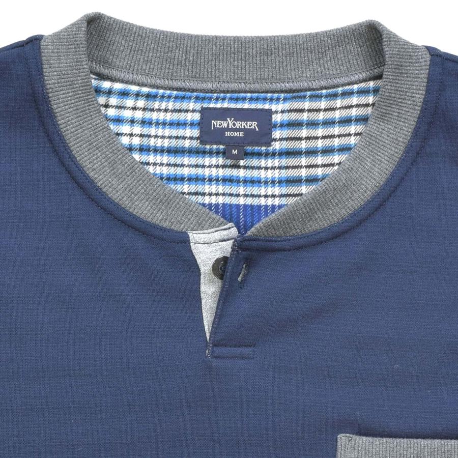 ニューヨーカーホーム NEWYORKER HOME ルームウェア メンズ 部屋着 パジャマ セットアップ ナイトウェア メンズ 長袖 0640