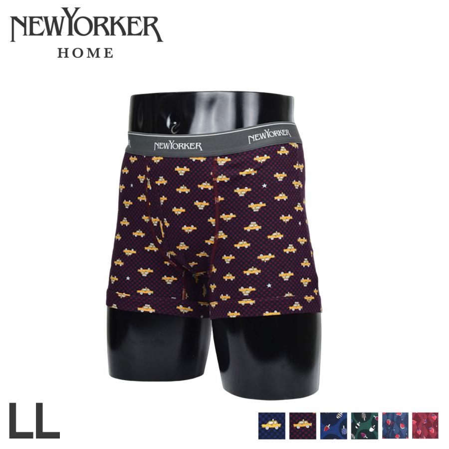 ニューヨーカーホーム NEWYORKER HOME ボクサーパンツ 前開き ボクサーブリーフ インナー アンダーウェア パンツ LL メンズ