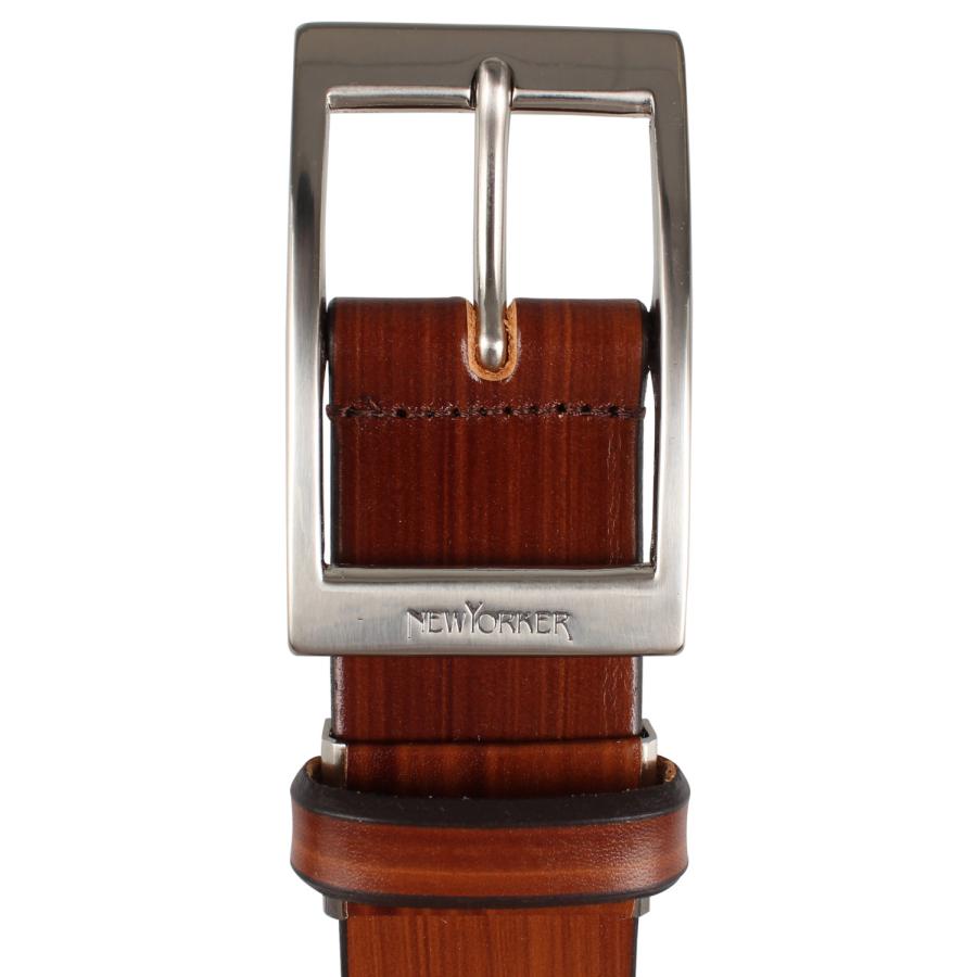 NEWYORKER（ニューヨーカー） ベルト メンズ 本革 BELT ブラック