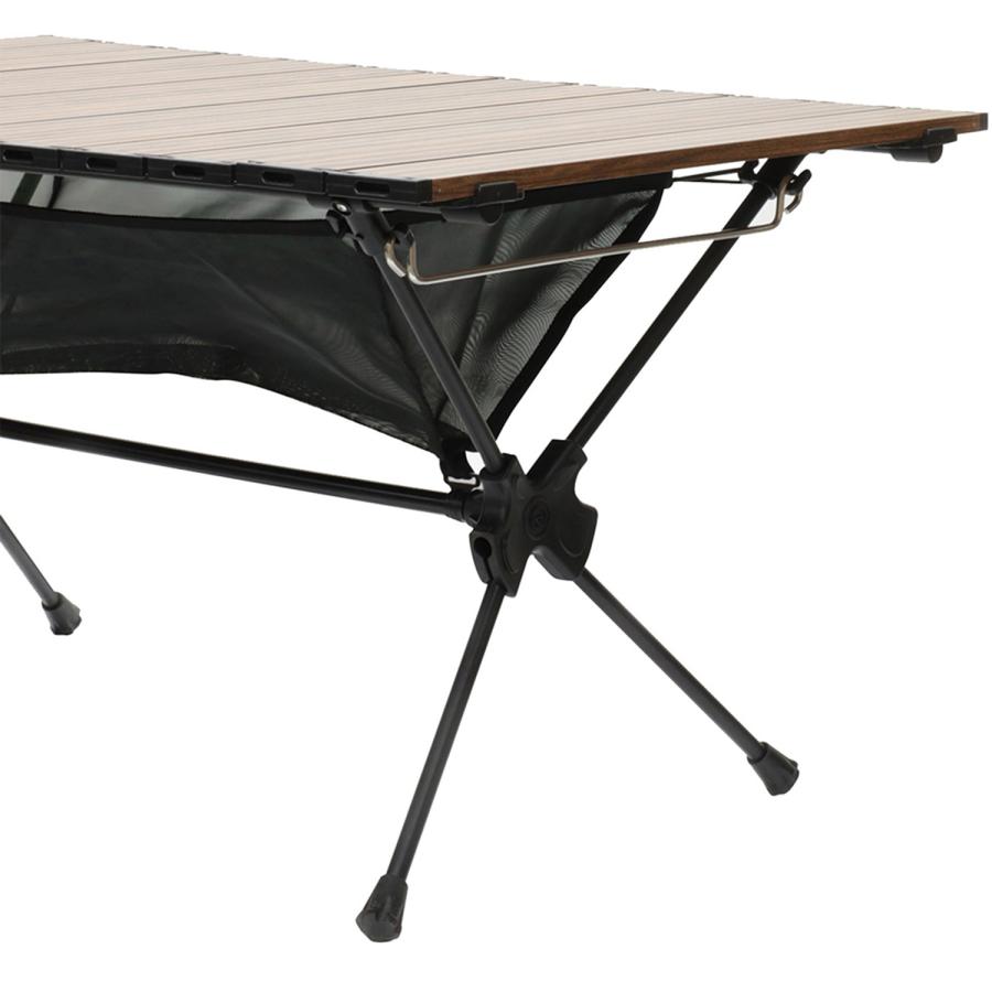 ogawa オガワ テーブル ロールテーブル 折りたたみ 昇降式 高さ調節 ROLL TABLE M ブラック ダーク ブラウン 黒 1914