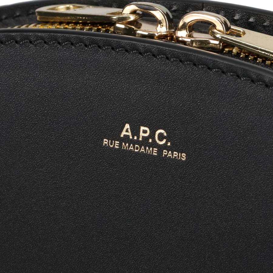 訳あり A.P.C. アーペーセー デミルーン バッグ ショルダーバッグ レディース 斜めがけ 軽量 ブラック PXAWVF61596 返品不可の画像