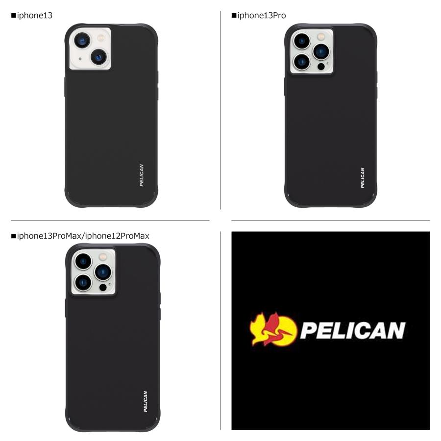 PELICAN ペリカン iPhone 13 13 Pro 13 Pro Max 12 Pro Max ケース スマホケース 携帯 アイフォン RANGER ブラック 黒｜sneak｜02