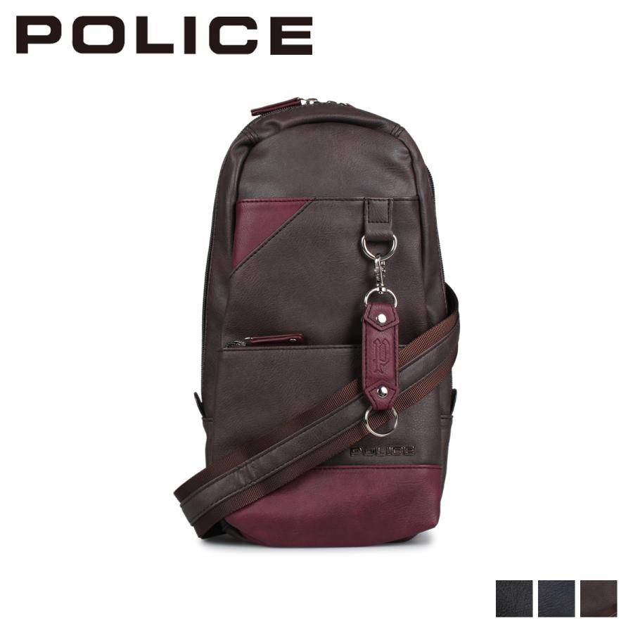 ポリス POLICE バッグ ウエストバッグ ボディバッグ メンズ URBANO BODY BAG ブラック ネイビー ブラウン 黒 PA