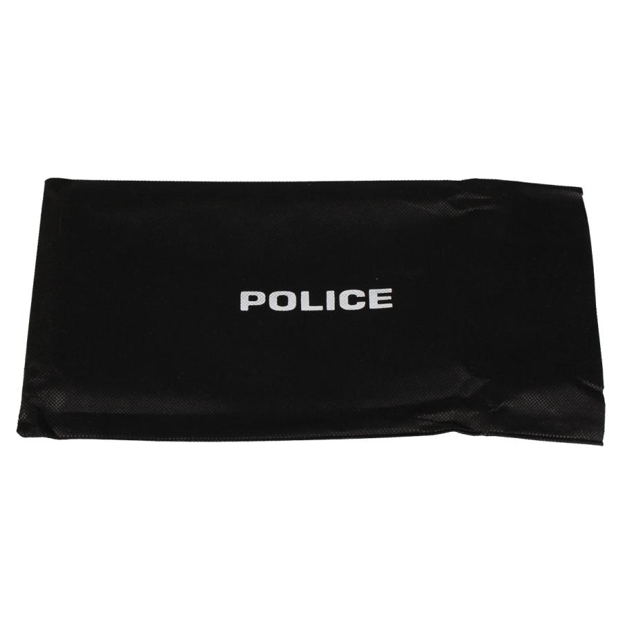 POLICE 長財布 ブラック POLICE ポリス 長財布 メンズ メッシュ ラウンドファスナー MESH